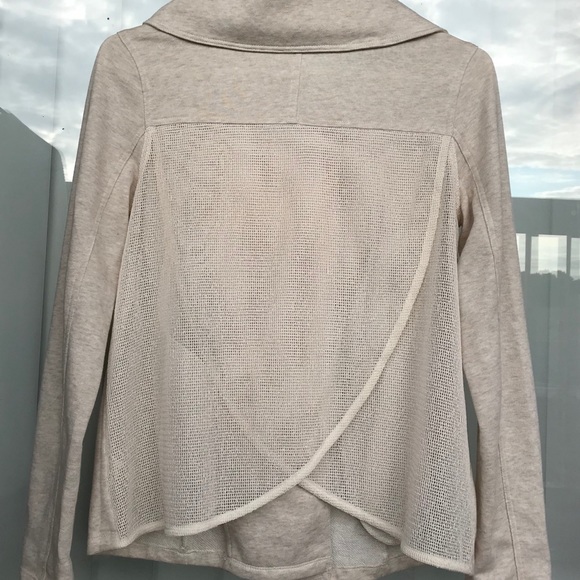 Hem & Thread net striped top back small jacket - Picture 7 of 7